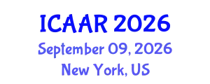 International Conference on Antibiotics and Antibiotic Resistance (ICAAR) September 09, 2026 - New York, United States
