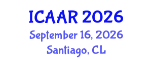International Conference on Antibiotics and Antibiotic Resistance (ICAAR) September 16, 2026 - Santiago, Chile