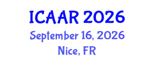 International Conference on Antibiotics and Antibiotic Resistance (ICAAR) September 16, 2026 - Nice, France