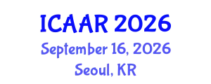 International Conference on Antibiotics and Antibiotic Resistance (ICAAR) September 16, 2026 - Seoul, Republic of Korea