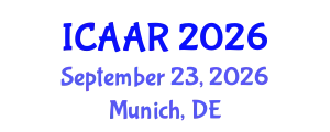 International Conference on Antibiotics and Antibiotic Resistance (ICAAR) September 23, 2026 - Munich, Germany