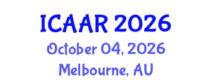 International Conference on Antibiotics and Antibiotic Resistance (ICAAR) October 04, 2026 - Melbourne, Australia