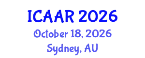 International Conference on Antibiotics and Antibiotic Resistance (ICAAR) October 18, 2026 - Sydney, Australia