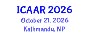 International Conference on Antibiotics and Antibiotic Resistance (ICAAR) October 21, 2026 - Kathmandu, Nepal