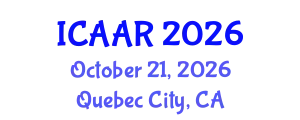 International Conference on Antibiotics and Antibiotic Resistance (ICAAR) October 21, 2026 - Quebec City, Canada