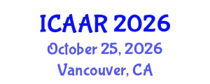 International Conference on Antibiotics and Antibiotic Resistance (ICAAR) October 25, 2026 - Vancouver, Canada