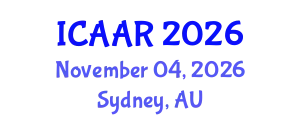International Conference on Antibiotics and Antibiotic Resistance (ICAAR) November 04, 2026 - Sydney, Australia