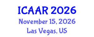 International Conference on Antibiotics and Antibiotic Resistance (ICAAR) November 15, 2026 - Las Vegas, United States