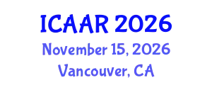 International Conference on Antibiotics and Antibiotic Resistance (ICAAR) November 15, 2026 - Vancouver, Canada