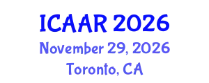 International Conference on Antibiotics and Antibiotic Resistance (ICAAR) November 29, 2026 - Toronto, Canada