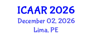International Conference on Antibiotics and Antibiotic Resistance (ICAAR) December 02, 2026 - Lima, Peru