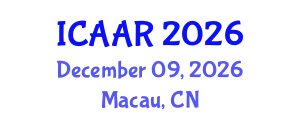 International Conference on Antibiotics and Antibiotic Resistance (ICAAR) December 09, 2026 - Macau, China