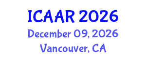 International Conference on Antibiotics and Antibiotic Resistance (ICAAR) December 09, 2026 - Vancouver, Canada