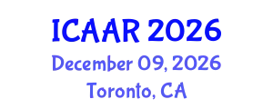 International Conference on Antibiotics and Antibiotic Resistance (ICAAR) December 09, 2026 - Toronto, Canada