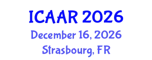 International Conference on Antibiotics and Antibiotic Resistance (ICAAR) December 16, 2026 - Strasbourg, France