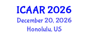 International Conference on Antibiotics and Antibiotic Resistance (ICAAR) December 20, 2026 - Honolulu, United States