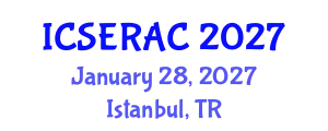 International Conference on Speech Emotion Recognition in Affective Computing (ICSERAC) January 28, 2027 - Istanbul, Turkey