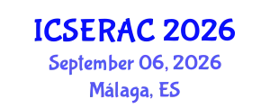 International Conference on Speech Emotion Recognition in Affective Computing (ICSERAC) September 06, 2026 - Málaga, Spain