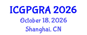 International Conference on Gender Psychology and Gender-Role Attitudes (ICGPGRA) October 18, 2026 - Shanghai, China
