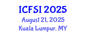 International Conference on Fluid-Structure Interaction (ICFSI) August 21, 2025 - Kuala Lumpur, Malaysia