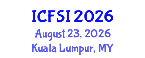 International Conference on Fluid-Structure Interaction (ICFSI) August 23, 2026 - Kuala Lumpur, Malaysia