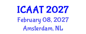 International Conference on Animal Assisted Therapy (ICAAT) February 08, 2027 - Amsterdam, Netherlands
