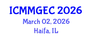 International Conference on Music, Musical Gestures and Embodied Cognition (ICMMGEC) March 02, 2026 - Haifa, Israel