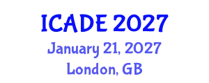 International Conference on Advances in Digital Education (ICADE) January 21, 2027 - London, United Kingdom