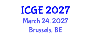 International Conference on Gamification of Education (ICGE) March 24, 2027 - Brussels, Belgium