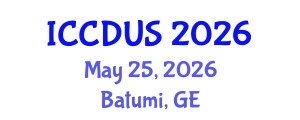International Conference on Carbon Dioxide Utilization and Sequestration (ICCDUS) May 25, 2026 - Batumi, Georgia
