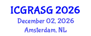 International Conference on Green Revolution and Agriculture for Sustainable Growth (ICGRASG) December 02, 2026 - Amsterdam, Netherlands