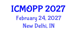 International Conference on Microplastics and Ocean Plastic Pollution (ICMOPP) February 24, 2027 - New Delhi, India