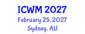 International Conference on Wear of Materials (ICWM) February 25, 2027 - Sydney, Australia