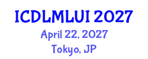 International Conference on Deep Learning and Machine Learning in Ultrasound Imaging (ICDLMLUI) April 22, 2027 - Tokyo, Japan