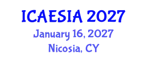 International Conference on Advances in Engineering, Science and Industrial Applications (ICAESIA) January 16, 2027 - Nicosia, Cyprus