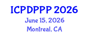 International Conference on Personal Data Protection and Privacy Policy (ICPDPPP) June 15, 2026 - Montreal, Canada