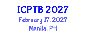 International Conference on Phage Therapy and Bacteriophages (ICPTB) February 17, 2027 - Manila, Philippines