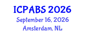 International Conference on Psychological and Behavioural Sciences (ICPABS) September 16, 2026 - Amsterdam, Netherlands