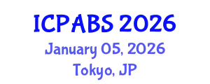 International Conference on Psychological and Behavioural Sciences (ICPABS) January 05, 2026 - Tokyo, Japan