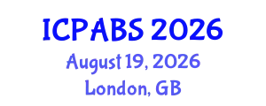 International Conference on Psychological and Behavioural Sciences (ICPABS) August 19, 2026 - London, United Kingdom