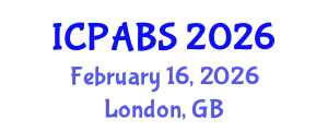 International Conference on Psychological and Behavioural Sciences (ICPABS) February 16, 2026 - London, United Kingdom