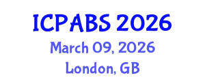 International Conference on Psychological and Behavioural Sciences (ICPABS) March 09, 2026 - London, United Kingdom