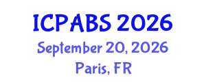 International Conference on Psychological and Behavioural Sciences (ICPABS) September 20, 2026 - Paris, France