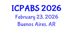 International Conference on Psychological and Behavioural Sciences (ICPABS) February 23, 2026 - Buenos Aires, Argentina