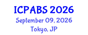 International Conference on Psychological and Behavioural Sciences (ICPABS) September 09, 2026 - Tokyo, Japan