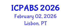 International Conference on Psychological and Behavioural Sciences (ICPABS) February 02, 2026 - Lisbon, Portugal
