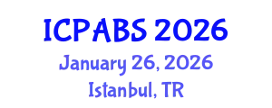 International Conference on Psychological and Behavioural Sciences (ICPABS) January 26, 2026 - Istanbul, Turkey