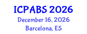 International Conference on Psychological and Behavioural Sciences (ICPABS) December 16, 2026 - Barcelona, Spain