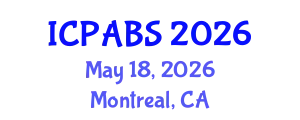 International Conference on Psychological and Behavioural Sciences (ICPABS) May 18, 2026 - Montreal, Canada