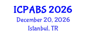International Conference on Psychological and Behavioural Sciences (ICPABS) December 20, 2026 - Istanbul, Turkey